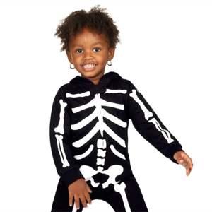 Costume squelette de haute qualité pour les tout-petits confortable et élégant parfait pour les fêtes et les événements d'Halloween - Product Image 4