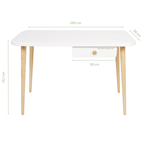 OEM muebles para el hogar muebles de oficina en casa Unisex estilo de madera maciza escritorio de la computadora/escritorios de la computadora para espacios pequeños - Product Image 2