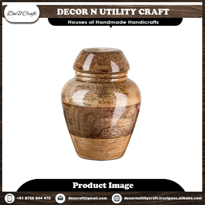 แจกันใส่เถ้ากระดูกทำจากไม้โรสวูดกล่องไม้สำหรับใส่เถ้ากระดูกของสัตว์เลี้ยงน่าจดจำสำหรับตกแต่ง - Product Image 5