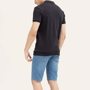 เสื้อโปโลแขนสั้นสำหรับผู้ชาย, เสื้อโปโลลำลองผ้าฝ้ายไซส์ใหญ่พิเศษระบายอากาศได้ดีดีไซน์ใหม่ - Product Image 2