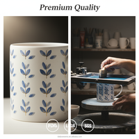 Mug à café en céramique bicolore de 11 oz, blanc, vierge pour sublimation, avec intérieur rouge et poignée, tasse à thé ou à lait, conforme aux normes alimentaires FDA