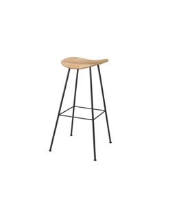 <b>Kitchen</b> <b>island</b> seating solution wooden seat counter top stool with metallic frame offering elegant design with durability - Product Image 3
