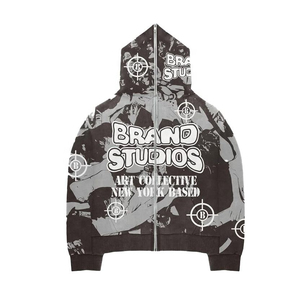 Conjunto Deportivo Unisex con Cremallera Completa, Pantalones Anchos, Premium, Sólido, Casual, 100% Algodón, Totalmente Personalizable con el Nombre de Tu Marca - Product Image 4