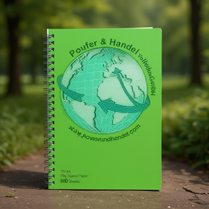 Staufen Collegeblock Green DIN A4 70g Squared Paper Notebook 80 Sheets - Product Image 3