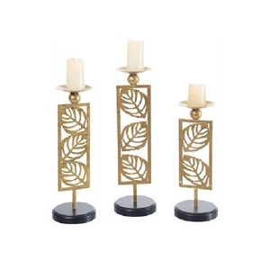 Haute vente Design classique en laiton or bougeoir conique bougeoirs bougie moderne décoratif pièce maîtresse - Product Image 4