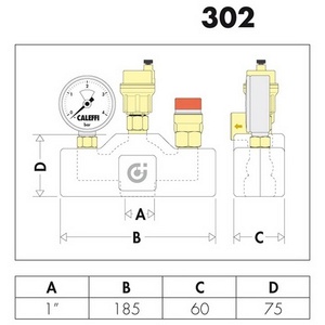 Groupe de chaudières à soupape de sécurité isolée de 1 pouce, 3 bar, 50 kW - Product Image 3