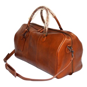 Sac de voyage vintage en cuir personnalisé, unisexe, de haute qualité, pour le sport, avec fermeture à glissière, sac à bandoulière tendance - Product Image 6