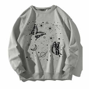 Sweat-shirt en molleton décontracté à coupe classique, grande taille, manches longues, col rond, respirant, prix bas, hiver OSTROWEARS ENTERPRISES - Product Image 1