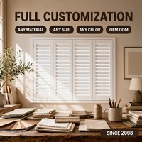 Volets de plantation en PVC et en bois en gros, fabricant OEM ODM sur mesure