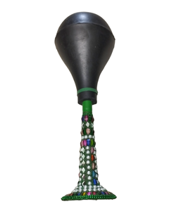 Trompeta de bombilla recta de 12 pulgadas de latón antiguo con diseño único Fabricante indio Exportación BB Tono Trompeta de superficie de cobre - Product Image 4