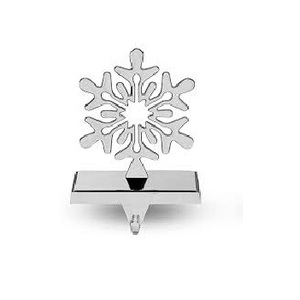 Cintre pour bas en fer Offre Spéciale cheminée Porte-bas en métal décoratif de Noël Flocon de neige - Product Image 5