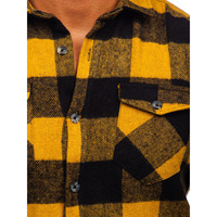 Kemeja Flanel Katun 100% Berkualitas Tinggi, Tebal 180gsm, Kerah Tegak, Motif Kotak-kotak, Label Kustom, Kancing, Cepat Kering, Laris 2026