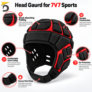 Protector de Cabeza Deportivo Premium con Acolchado Suave, Ajuste Seguro y Construcción Ligera para Entrenamiento 7V7 y Uso en Partidos - Product Image 6