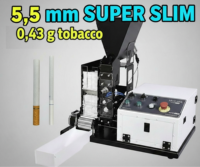Machine à remplir les cigarettes HUZARK SuperSlim Micro 5,5 mm, injecteur automatique pour tubes fins