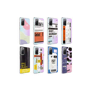 Étui de protection en silicone de qualité supérieure, motif élégant pour Samsung Galaxy S20 FE 12promax 11pro 8plus Plus, coque arrière pour téléphone portable - Product Image 2