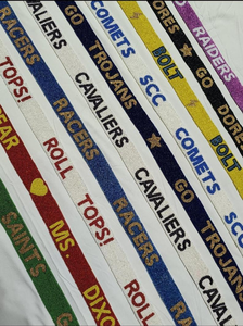 Correa de Cuentas Transparentes para Nombres de Equipos Personalizados, Cinturones Metálicos para Bolsos y Correas de Cartera, Cinturón de Cuentas en Venta - Product Image 4