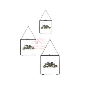 Marcos de Metal de Latón Novedad 2026, Marcos Colgantes Kiko, Marco de Metal Cuadrado Negro - Product Image 1