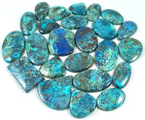 Shattuckite Cabochon หินควอตซ์กึ่งมีค่าอัญมณีหลวมรูปร่างผสมในทุกขนาด - Product Image 4