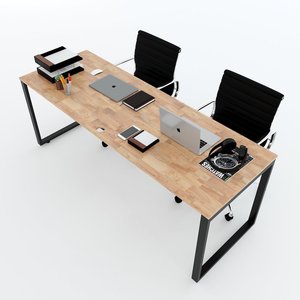 200x60cm Rectangular Rubberwood <b>Desk</b> Modern Minimalist <b>Office</b> Furniture Dual Motor <b>Foldable</b> for Home and Hospital-HBRT036 - Product Image 3