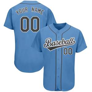 Vente en gros OEM sublimation dégradé, maillot de baseball imprimé nom/numéro/logo personnalisés, uniformes de softball pour adultes/enfants - Product Image 6