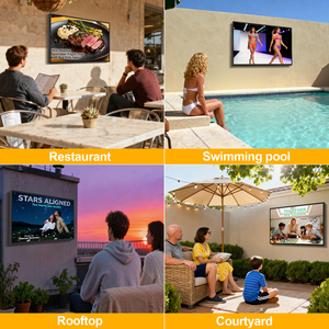 <span class=keywords><strong>Televisor</strong></span> para Exteriores de 65 <span class=keywords><strong>Pulgadas</strong></span>, Resistente al Agua IP65, Grado Comercial, 2500nits, 4k, HD, Carcasa Totalmente Metálica - Product Image 5