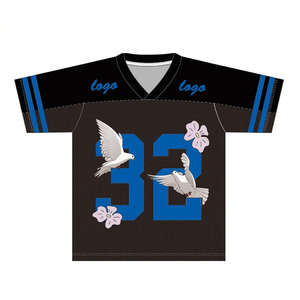 Fabricantes de Camisetas de Fútbol Americano Clásicas Personalizadas, Camisetas Transpirables de Malla Sublimada para Equipos de Fútbol Callejero - Product Image 6