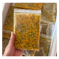 Fruta de la Pasión Congelada de la Mejor Calidad para Alimentos, Bebidas y Refrescos, Puré de Fruta de la Pasión Congelada Natural IQF con Semillas/Sin Semillas