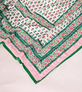 Bloc à main de qualité supérieure matelassé couettes réversibles pour la décoration intérieure coton imprimé à la main coton respirant couleur personnalisée - Product Image 5