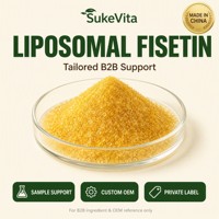 Poudre de Fisetine Liposomale 70% Haute Biodisponibilité Antioxydant Flavonoïde Supplément de Soutien Cellulaire Vente en Gros OEM