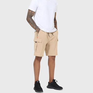 Shorts de sport pour hommes, respirants, écologiques, en tissu Oxford, avec cordon de serrage à la taille, pour la course à pied, l'entraînement, le sport et la remise en forme - Product Image 4