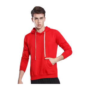 OEM logotipo personalizado Unisex liso de gran tamaño de algodón de peso pesado Sudadera con capucha gruesa de peso pesado de los hombres French Terry Hoodie - Product Image 3