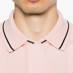 High Quality Unisex <b>White</b> for Polo Shirt with Embroidered Collar Customizable Logo T-Shirt for Men Blank <b>Top</b> - Product Image 3