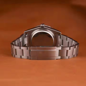 <b>Red</b> Classic Date Dial Diamond <b>Watch</b> with Stainless Steel Band Iced Out Round Lab Grown Diamond Classic Gift for Her Birthday - Product Image 5