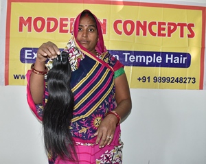 Vente en gros pas cher 100% naturel brut indien cuticule alignée vendeurs vierges paquet droit Remy Extensions de cheveux humains - Product Image 4