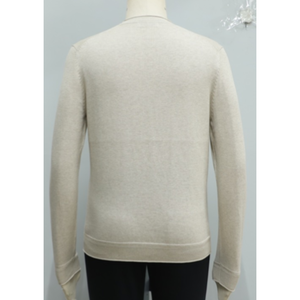 Suéteres Personalizados para Hombre, Cuello Redondo, Manga Larga, Geométricos, Sólidos, Peludos, de Punto, 100% Lana, Ropa de Punto para Hombre - Product Image 4