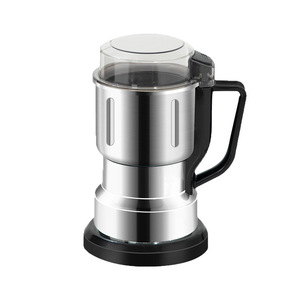 Moulin à <span class=keywords><strong>café</strong></span> électrique à 8 lames en acier inoxydable, capacité de 500 g, broyage rapide pour grains, céréales, herbes - Cuisine moderne et compacte - Product Image 4