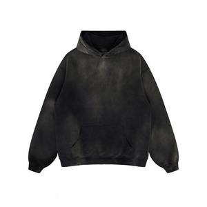 Sweat-shirt vintage en coton 100% de haute qualité, délavé à l'acide, tie-dye, logo personnalisé, sweats à capuche délavés dégradés, vente en gros de sweats à capuche pour hommes personnalisés - Product Image 2