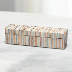 Handcrafted in Vietnam high quality mother of pearl box custom made capiz sea shell storage <b>boxes</b> - Product Image 3