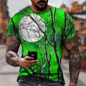 Ropa personalizada para hombre, Camiseta con estampado de sublimación de poliéster transpirable, camisetas de manga corta de alta calidad Unisex de 100 poliéster - Product Image 6