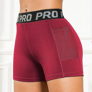 Pantalones cortos de yoga personalizados para fitness-Ropa de gimnasio sin costuras de alta calidad-Pantalones cortos de entrenamiento con cintura elástica - Product Image 1