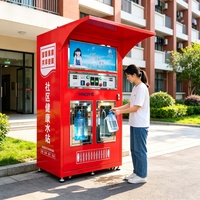 Distributeur d'eau commercial, station de remplissage de bouteilles de 5 gallons, distributeur d'eau purifiée par osmose inverse à monnayeur
