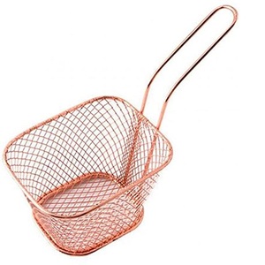 Colador de Metal de buena calidad con forma Rectangular, cesta de lavado de frutas y verduras, colador de malla con filtro, escurridor para Cocina - Product Image 5