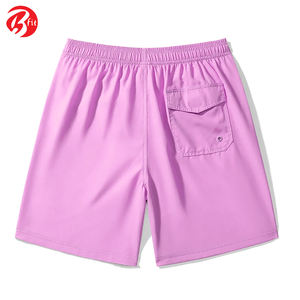 Short d'entraînement de style High Street pour homme, séchage rapide et écologique, couleur unie avec impression par transfert de chaleur - Product Image 2