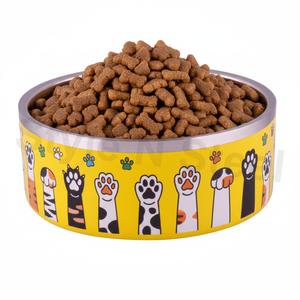 Bol portable imprimé à double paroi pour animaux de compagnie Bol d'eau pour chien Prix de gros Bol pour animaux de compagnie Classique - Product Image 1