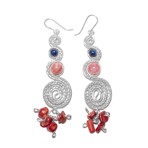 Pendientes de Pluma de Pavo Real de Alta Gama beGems de Vietnam para Mujer, Accesorio de Moda Elegante Hecho a Mano, Diseño al por Mayor - Product Image 4