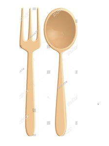 Juego de cuchara y tenedor de madera de la mejor calidad de tamaño pequeño para servir y cocinar cubiertos disponibles en varios diseños con marrón natural - Product Image 5
