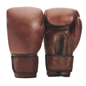 2024 Venta caliente Guantes Mejor calidad Cuero Boxeo Mma Guantes Entrenamiento Medio dedo Cuero Boxeo Mma Guantes - Product Image 1