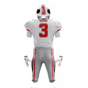 Service OEM Maillot de football américain uniforme Style unique Équipement de sport respirant à manches courtes avec longueur d'impression professionnelle - Product Image 5