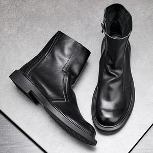 Chaussures Oxford en cuir de vachette pleine fleur avec talon amorti et design antidérapant, chaussures habillées pour hommes, chaussures en cuir - Product Image 2