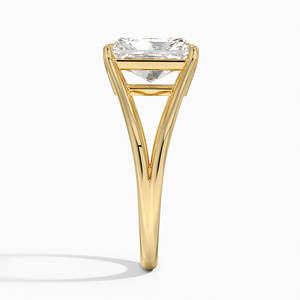 Más vendidos 1ct Radiant Cut Lab Grown Diamond 14K Oro sólido Split Shank Compromiso Solitario Anillo de joyería para regalo ocasional - Product Image 3